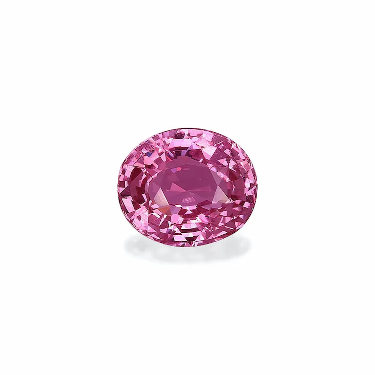 saphir rose rond