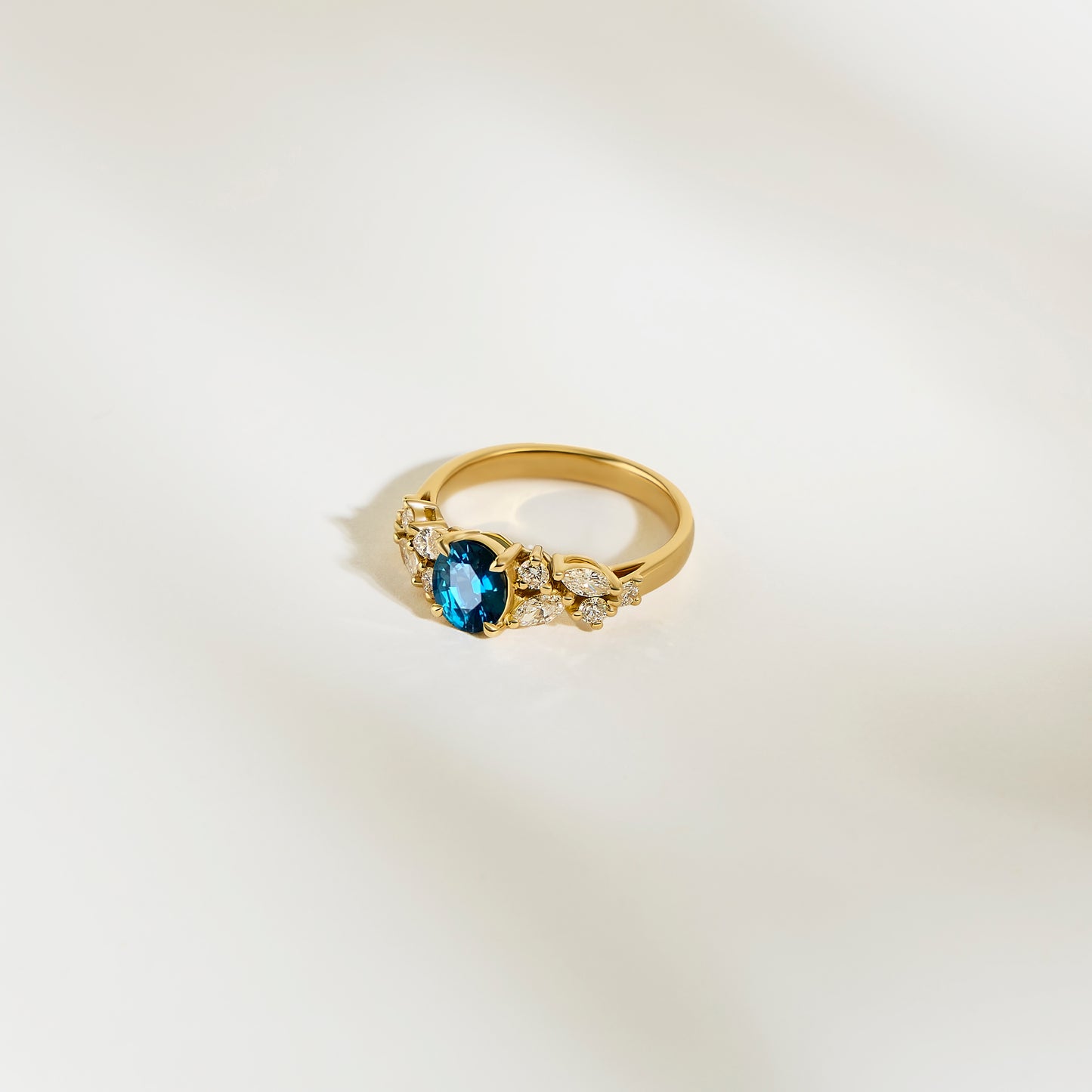 Bague saphir teal collection