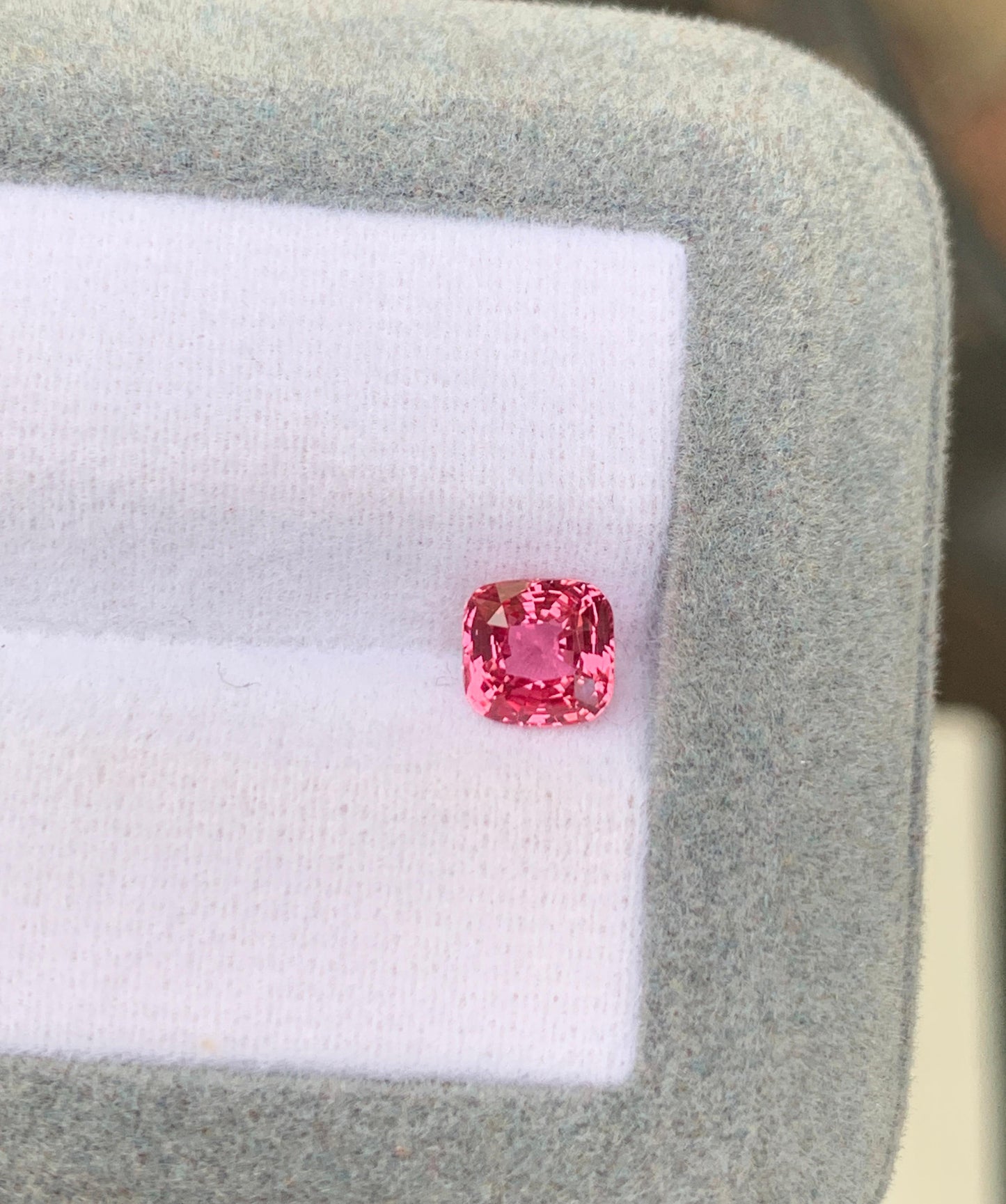Padparadcha sapphire cushion 1.10ct