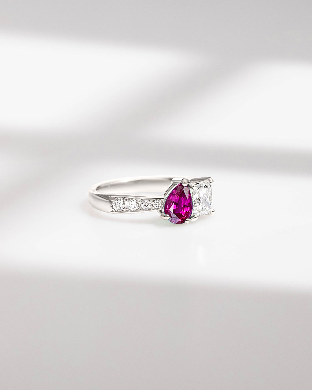 Bague Saphir violet