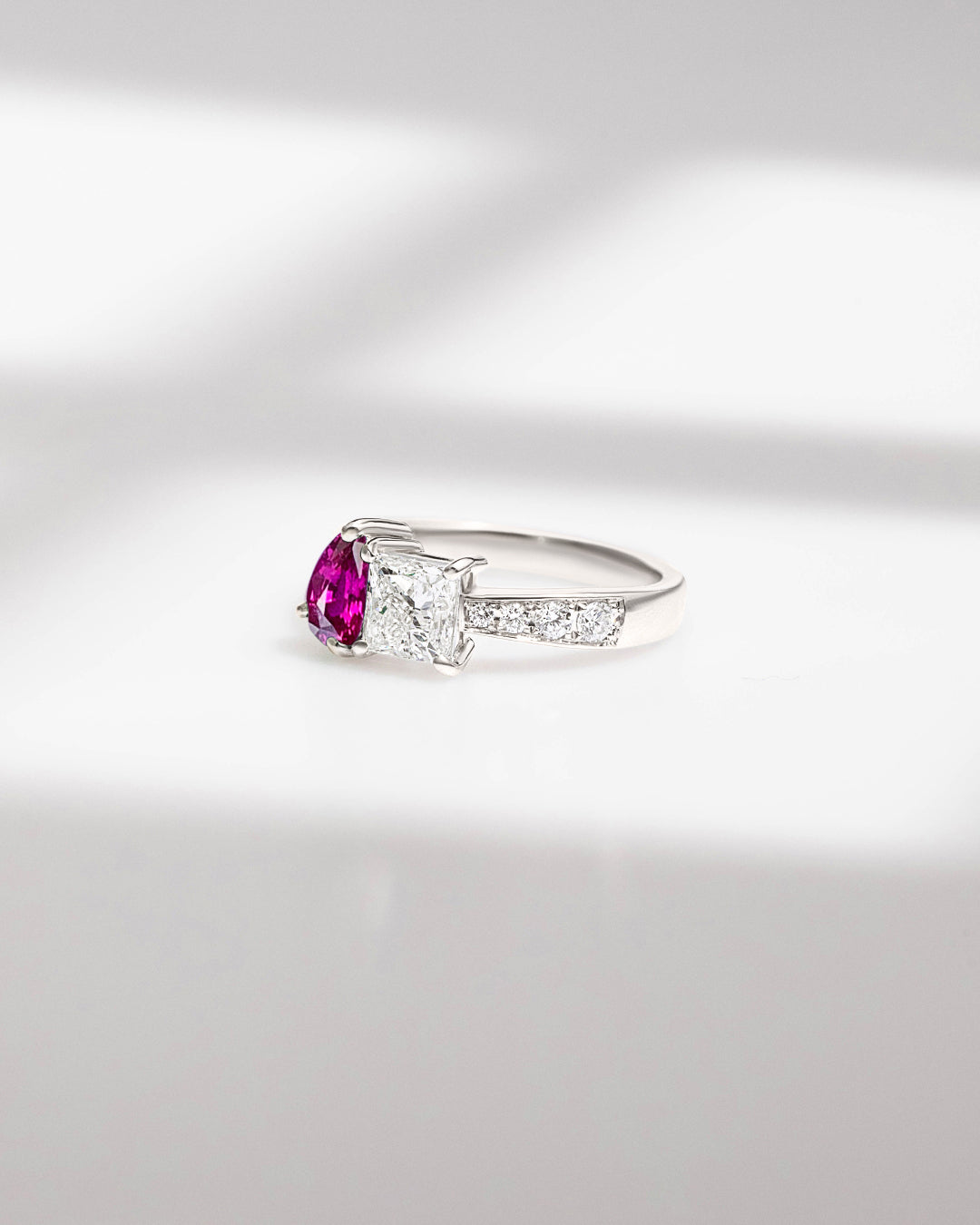 Bague Saphir violet