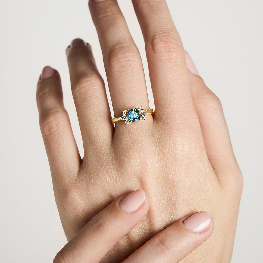 Bague Saphir Teal • 1,24ct