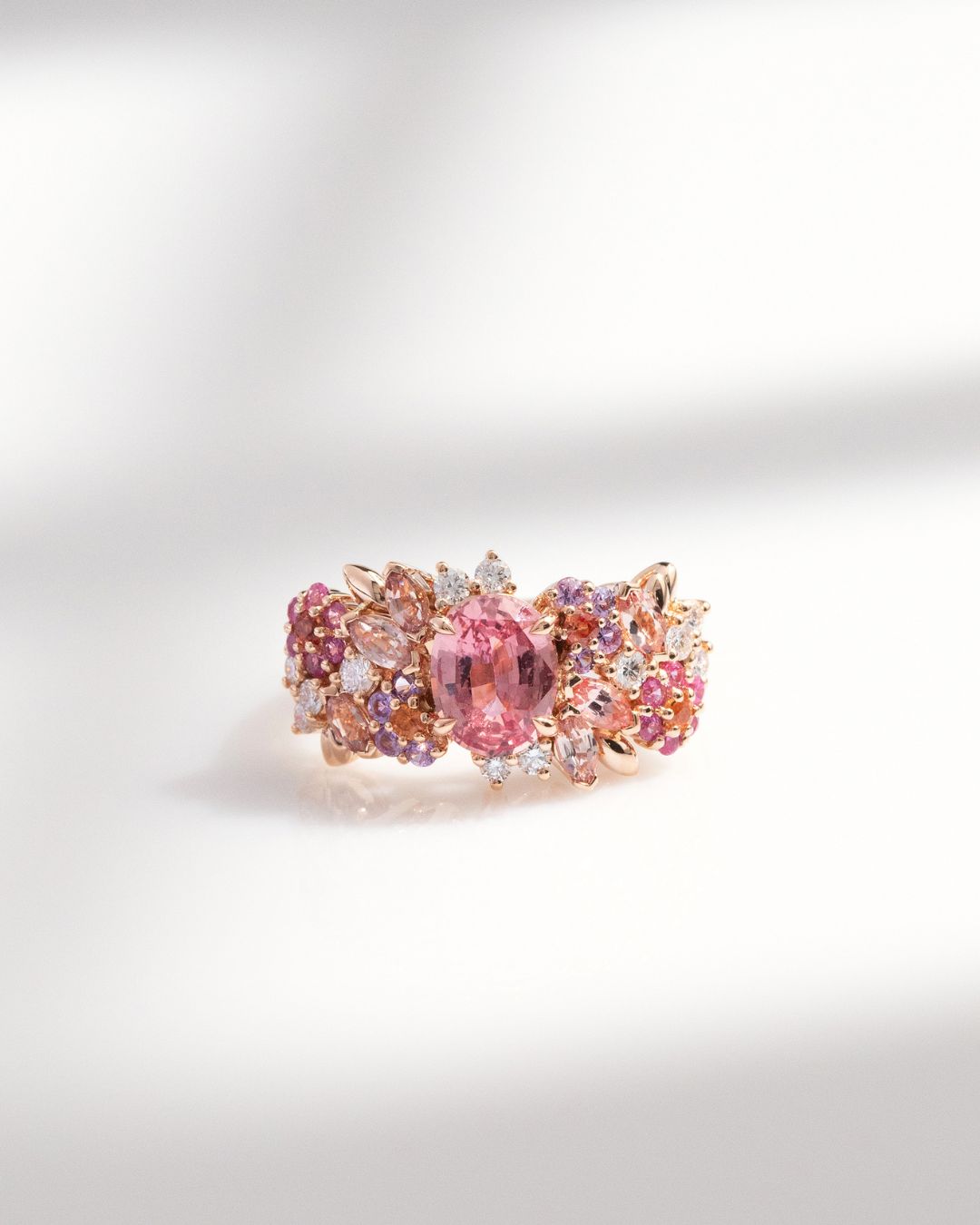 bague saphir padparadscha