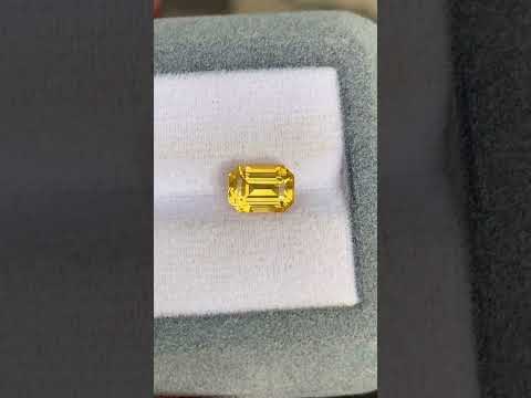 Saphir jaune du Sri Lanka