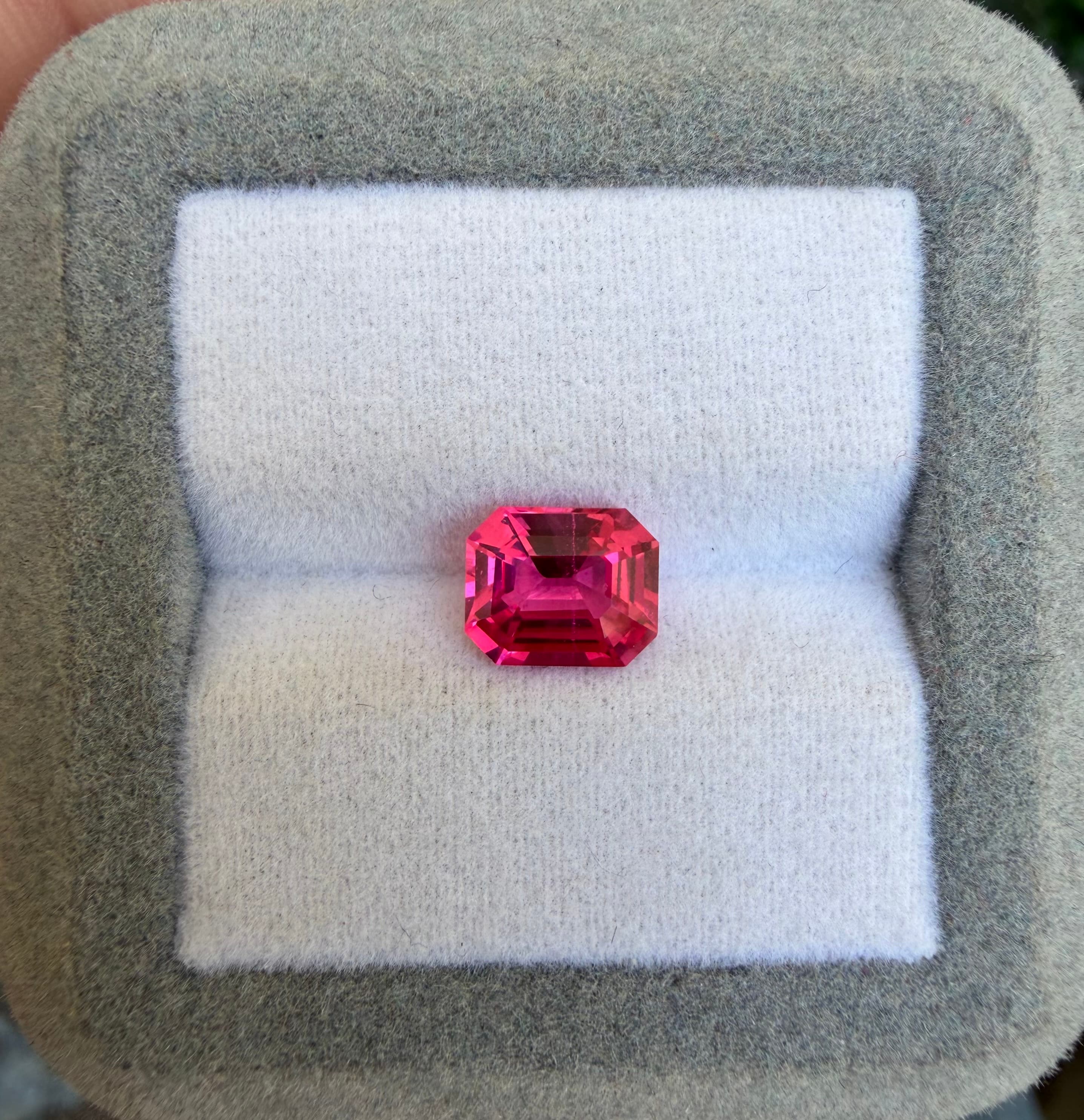 étude — rose rectangle 2,15 ct