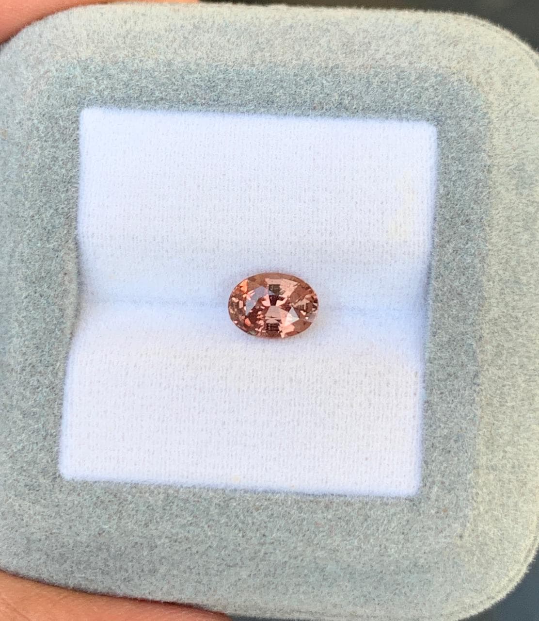 exemple — saphir orange 1,56 ct