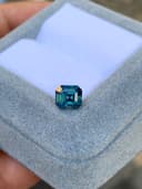Saphir Teal Rectangle de 1,70ct