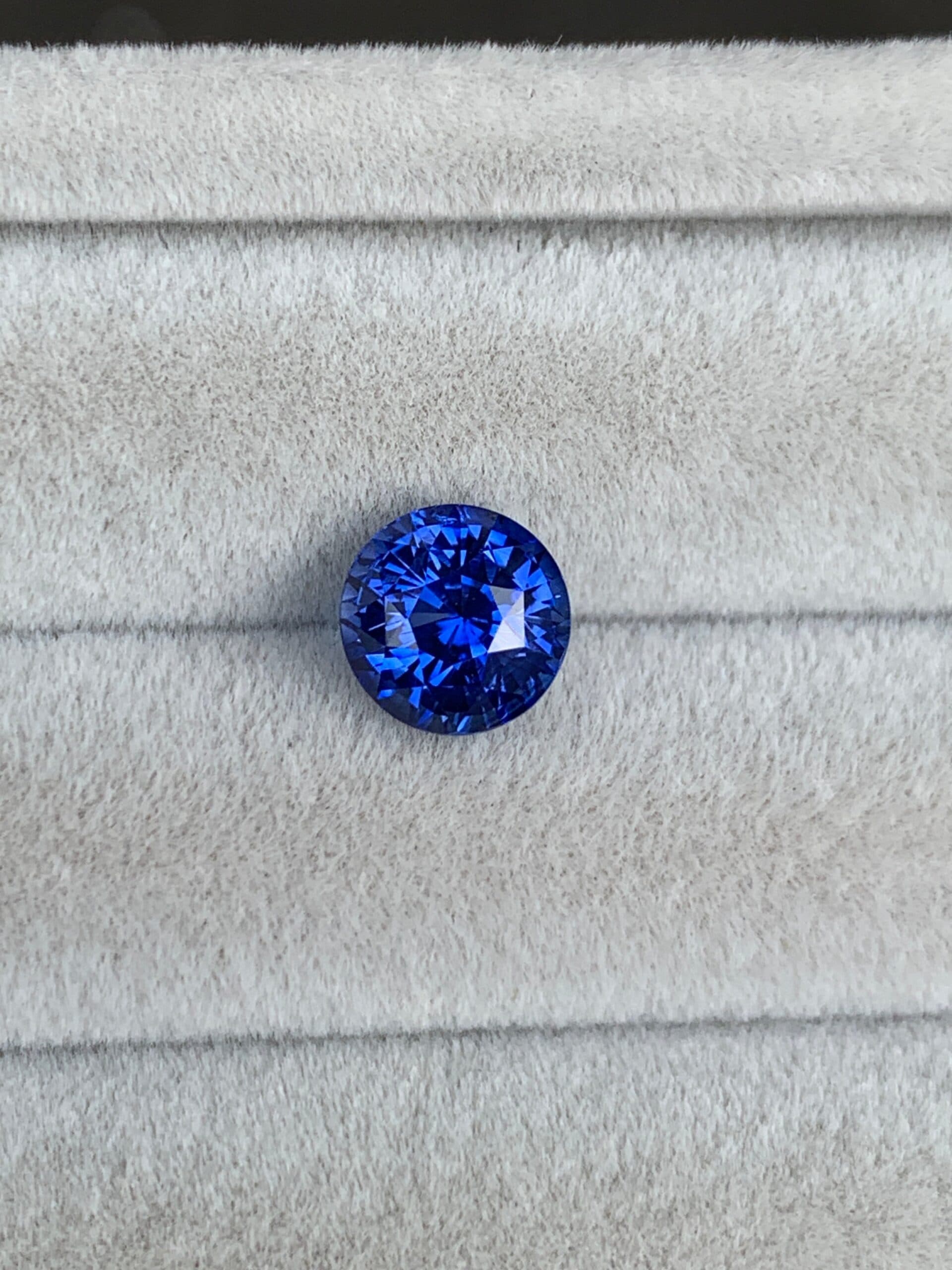Zafiro Azul Redondo de 2,52ct