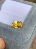 Saphir Jaune Rectangle de 2,53ct