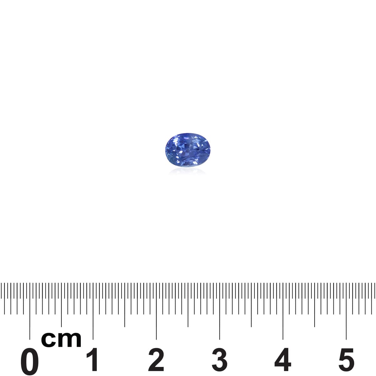 Saphir Bleu Ovale de 1,28ct