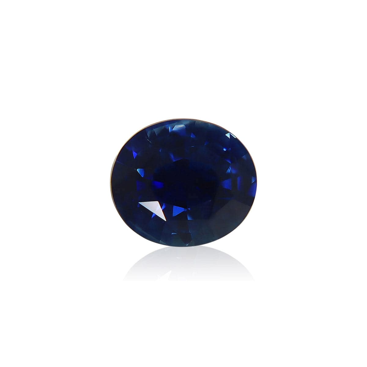 Blauer Saphir Oval 2,07 ct