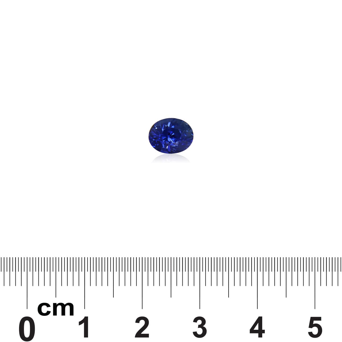 Safira Azul Oval de 2,12ct