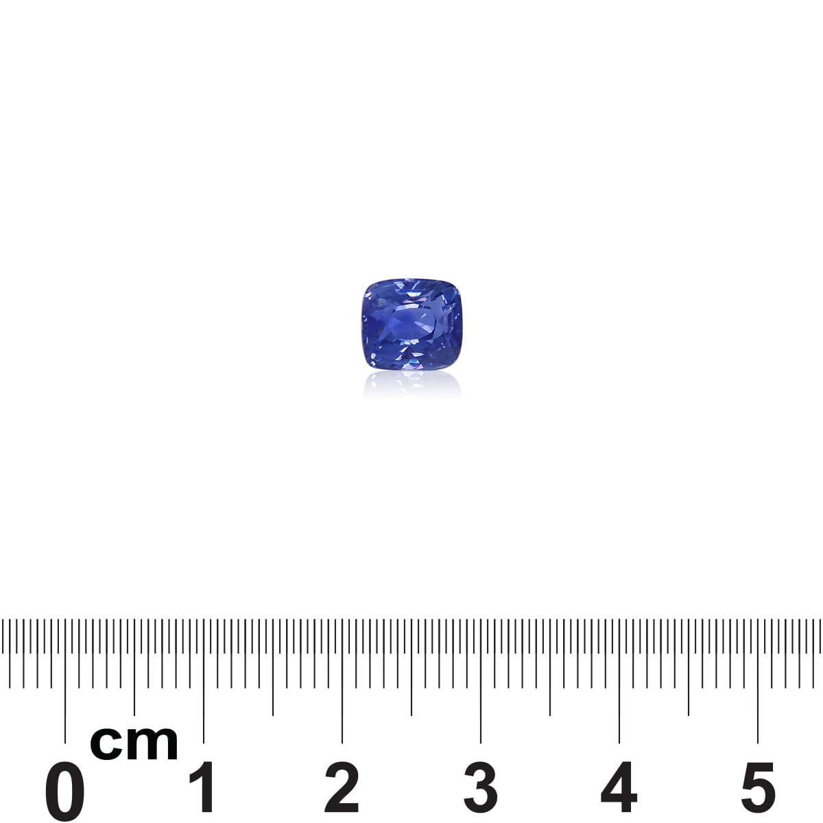 Saphir Bleu Coussin de 3,03ct