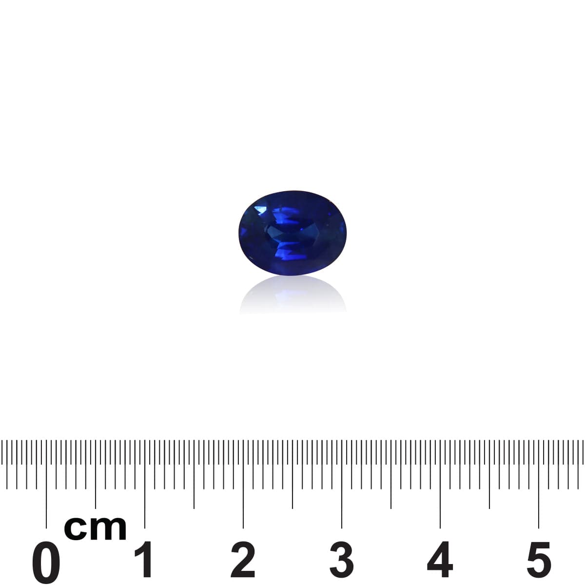 Saphir Bleu Ovale de 4,05ct