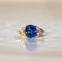 Ring Blauer Saphir • 3,51ct