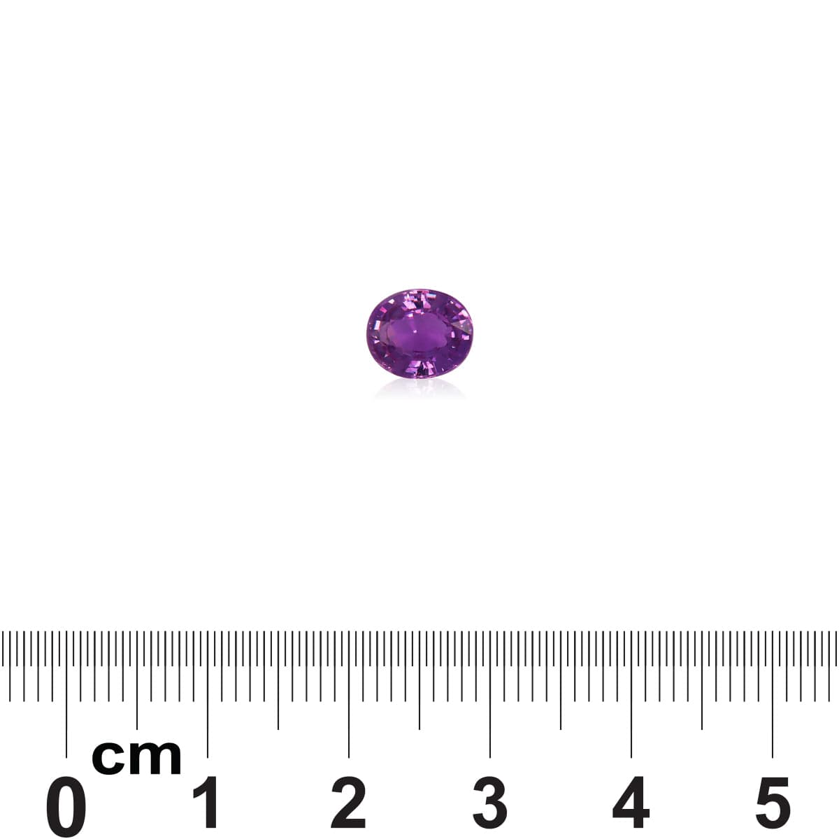 Zaffiro Viola Ovale da 1,51ct