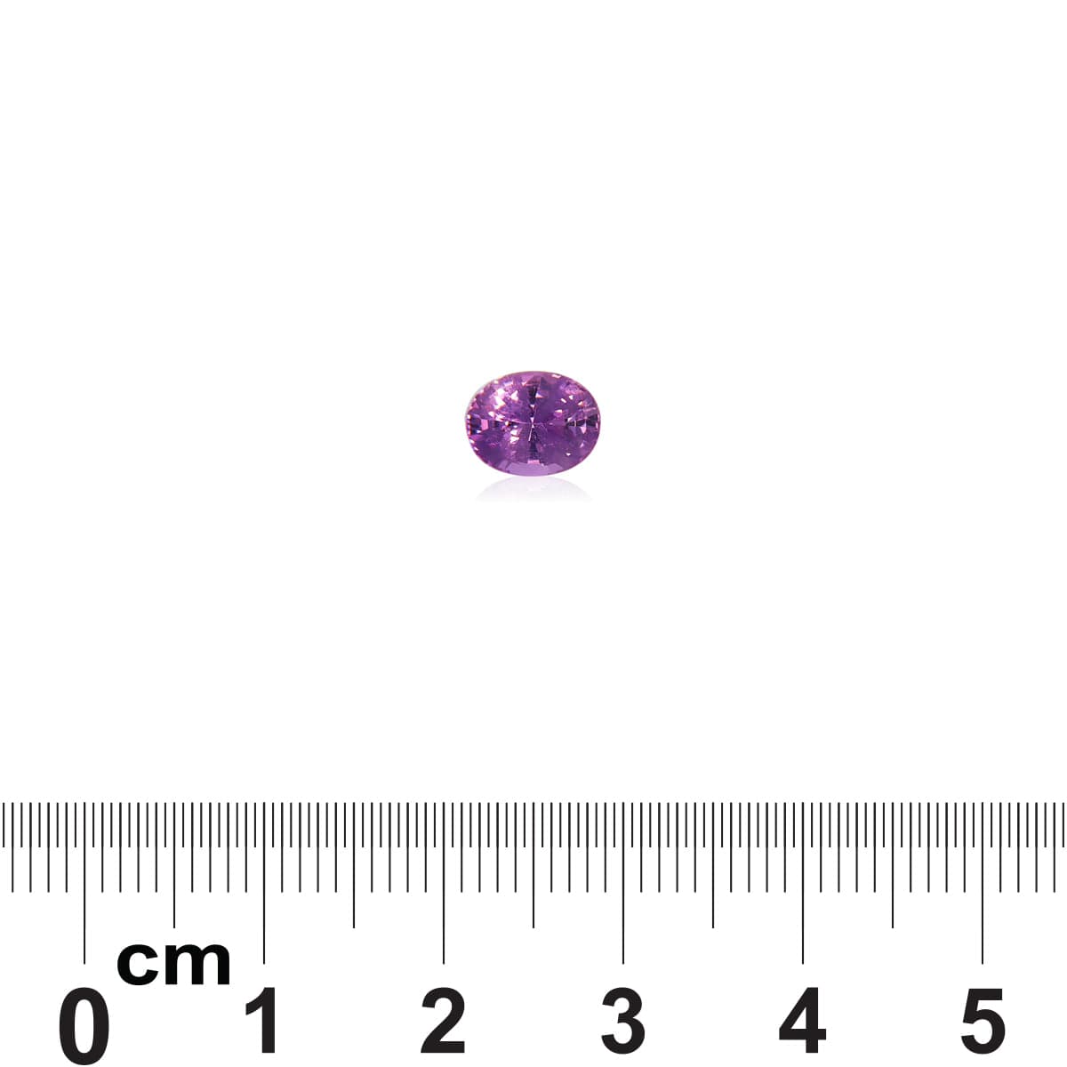 Violetter Saphir Oval 1,59 ct