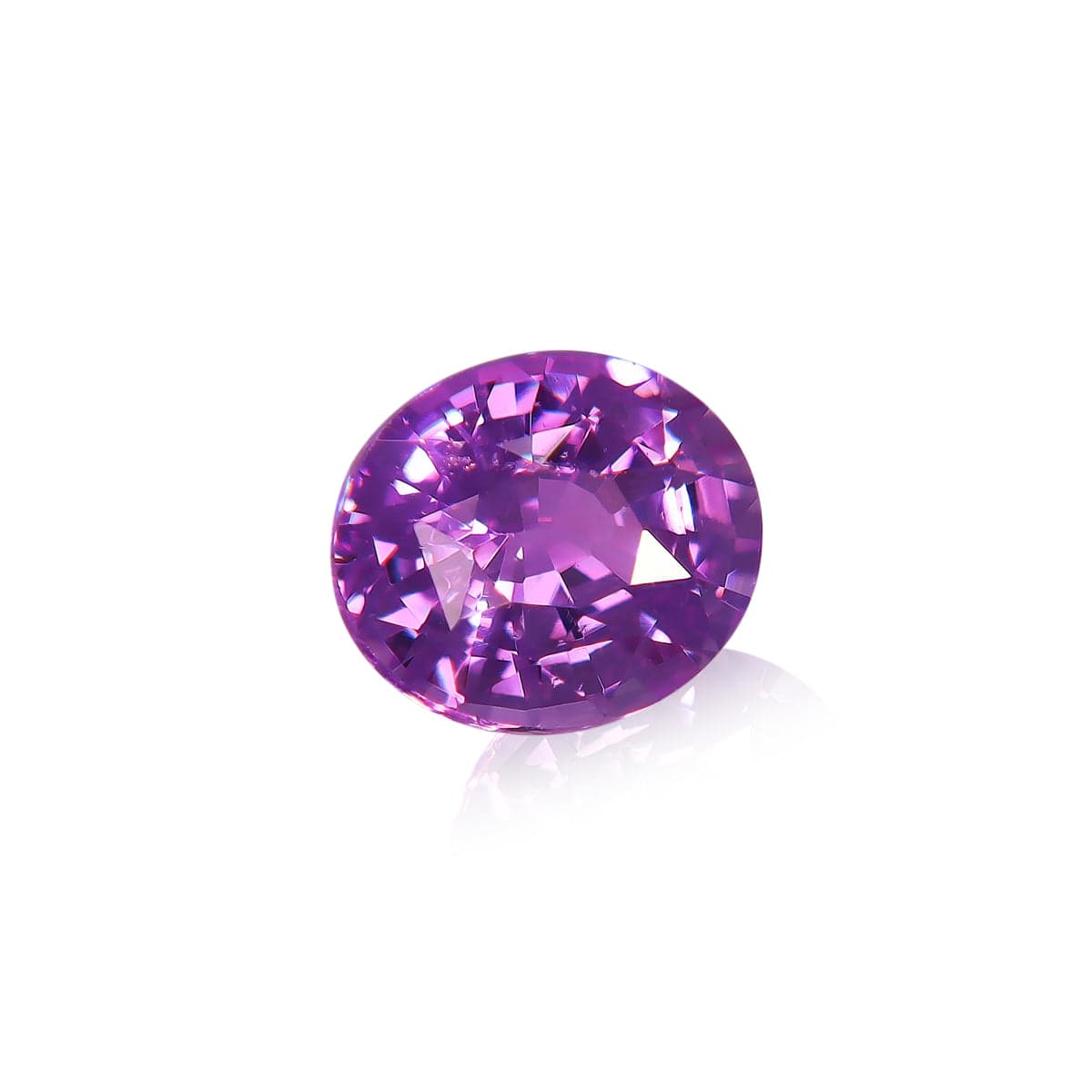 Saphir Violet Ovale de 1,61ct