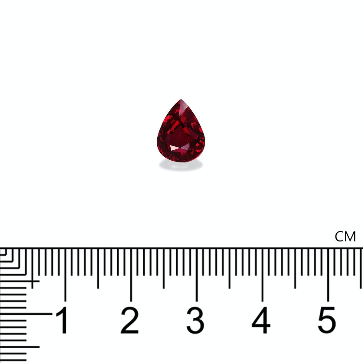 Rubis du Mozambique Poire de 3ct
