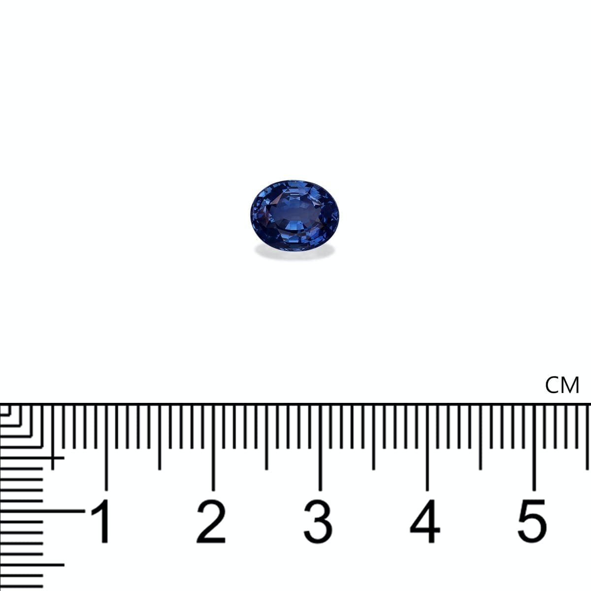 Blauer Ovaler Saphir 2,04 ct