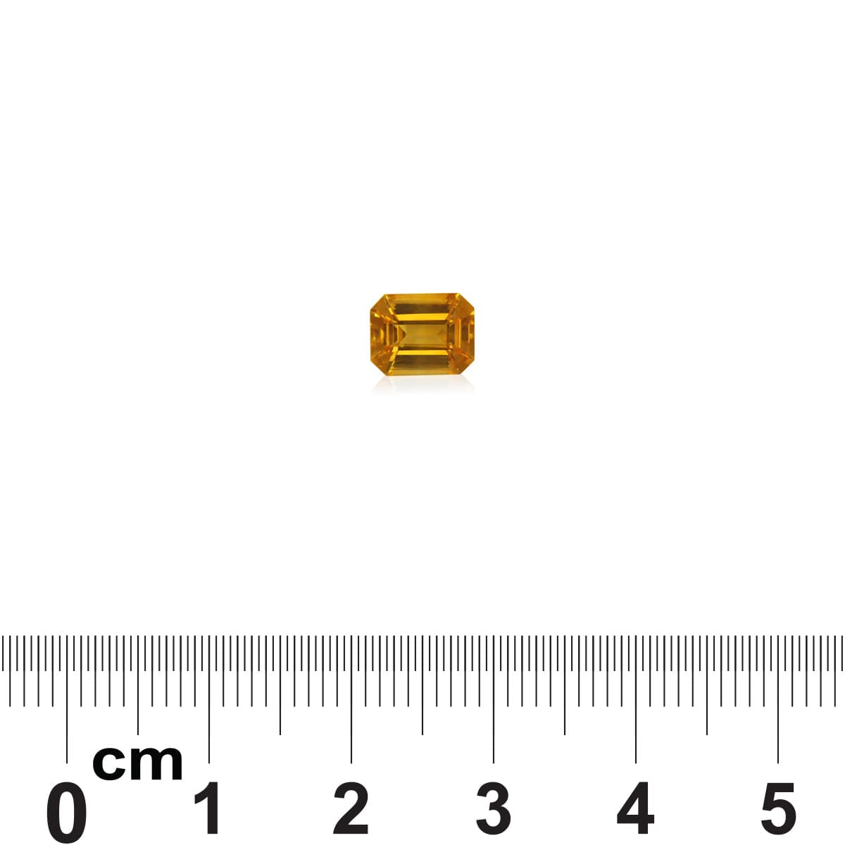 Zafiro Amarillo Rectángulo de 1,58ct