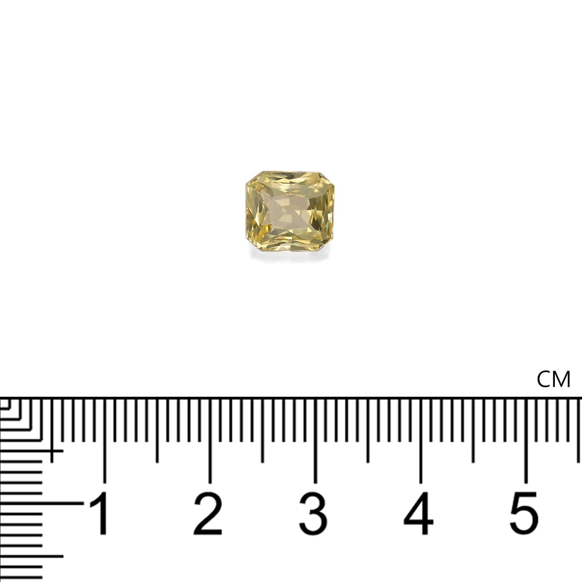 Zafiro Amarillo Rectángulo de 3,03 ct