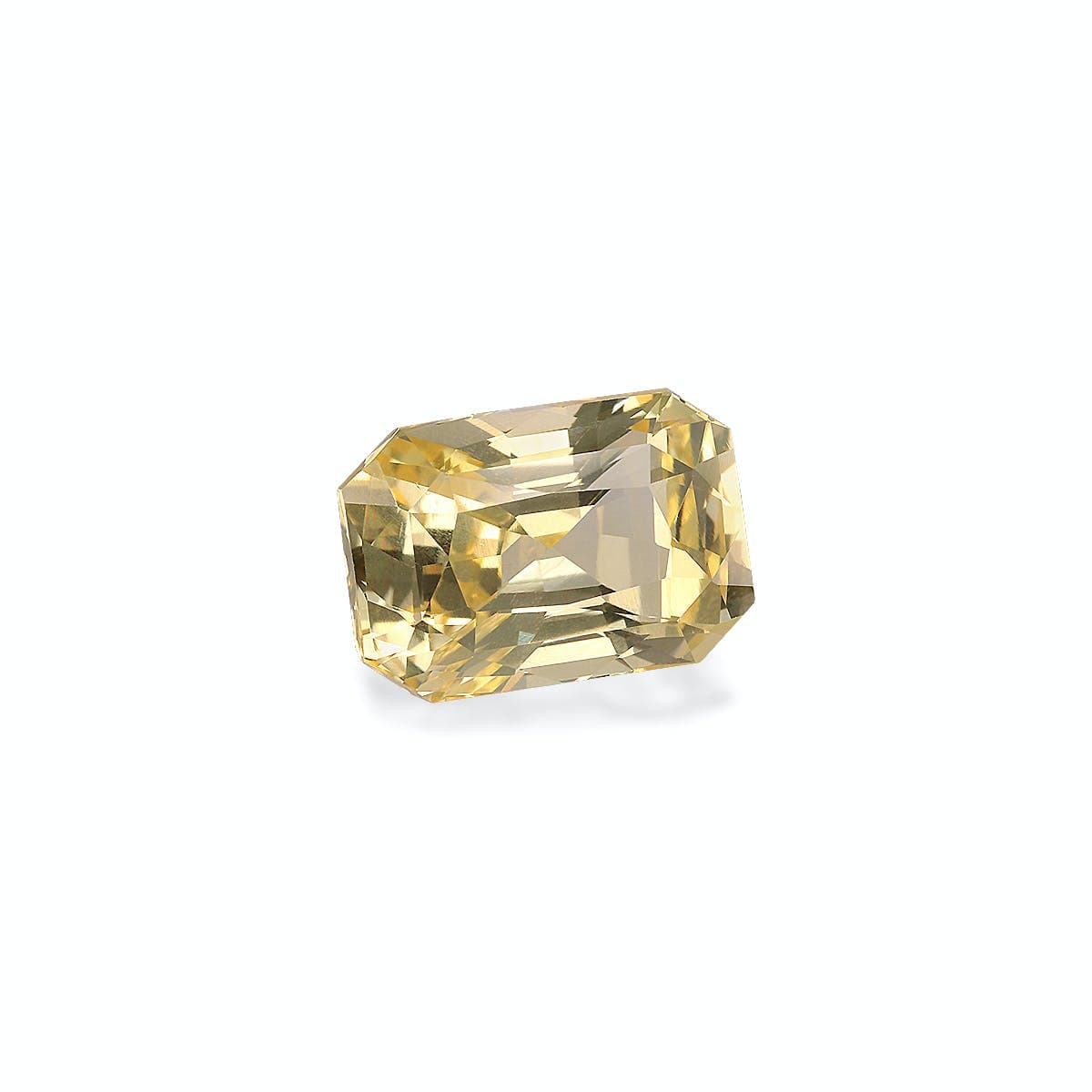 Saphir Jaune Rectangle de 4,56ct