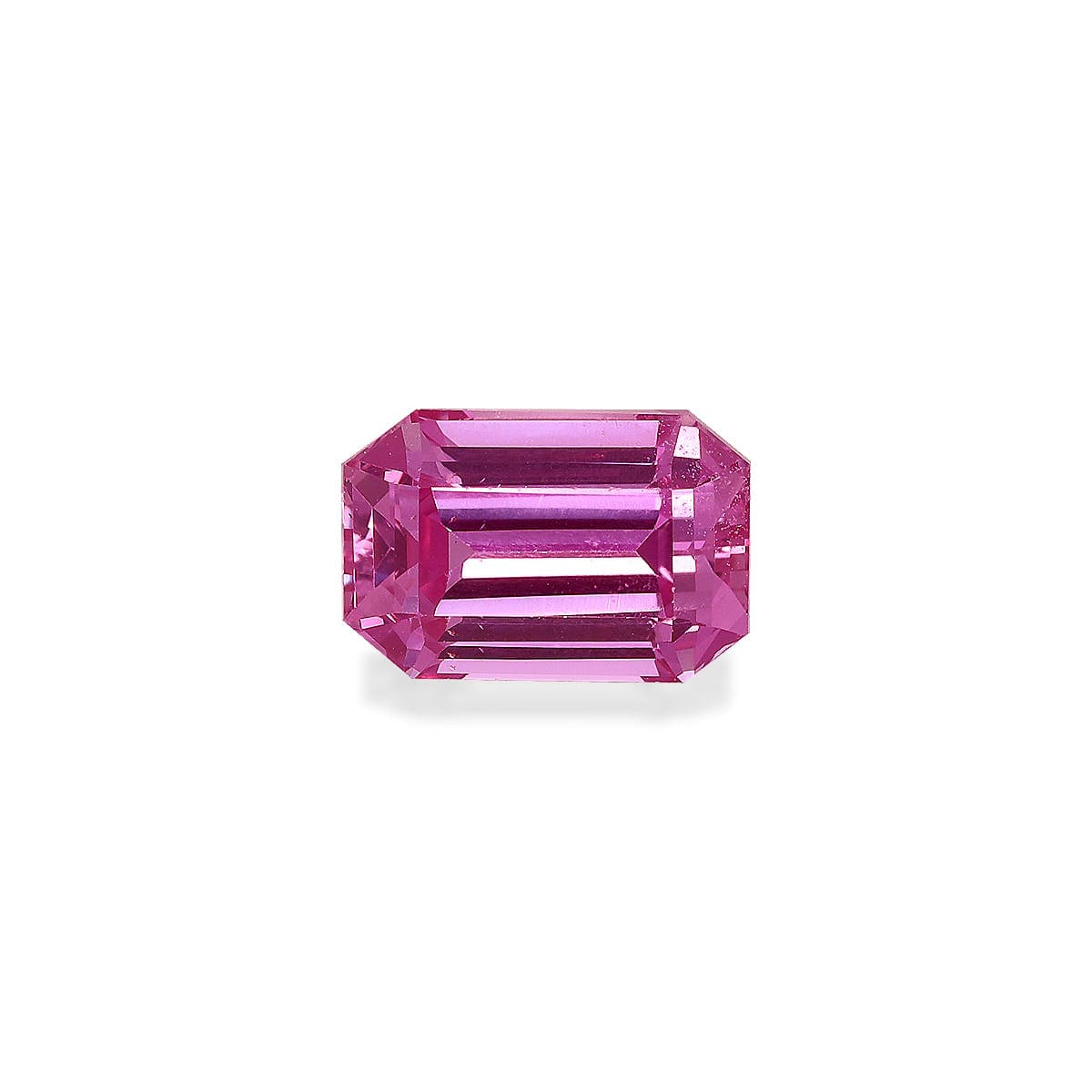 Saphir Rose Rectangle de 2,14ct