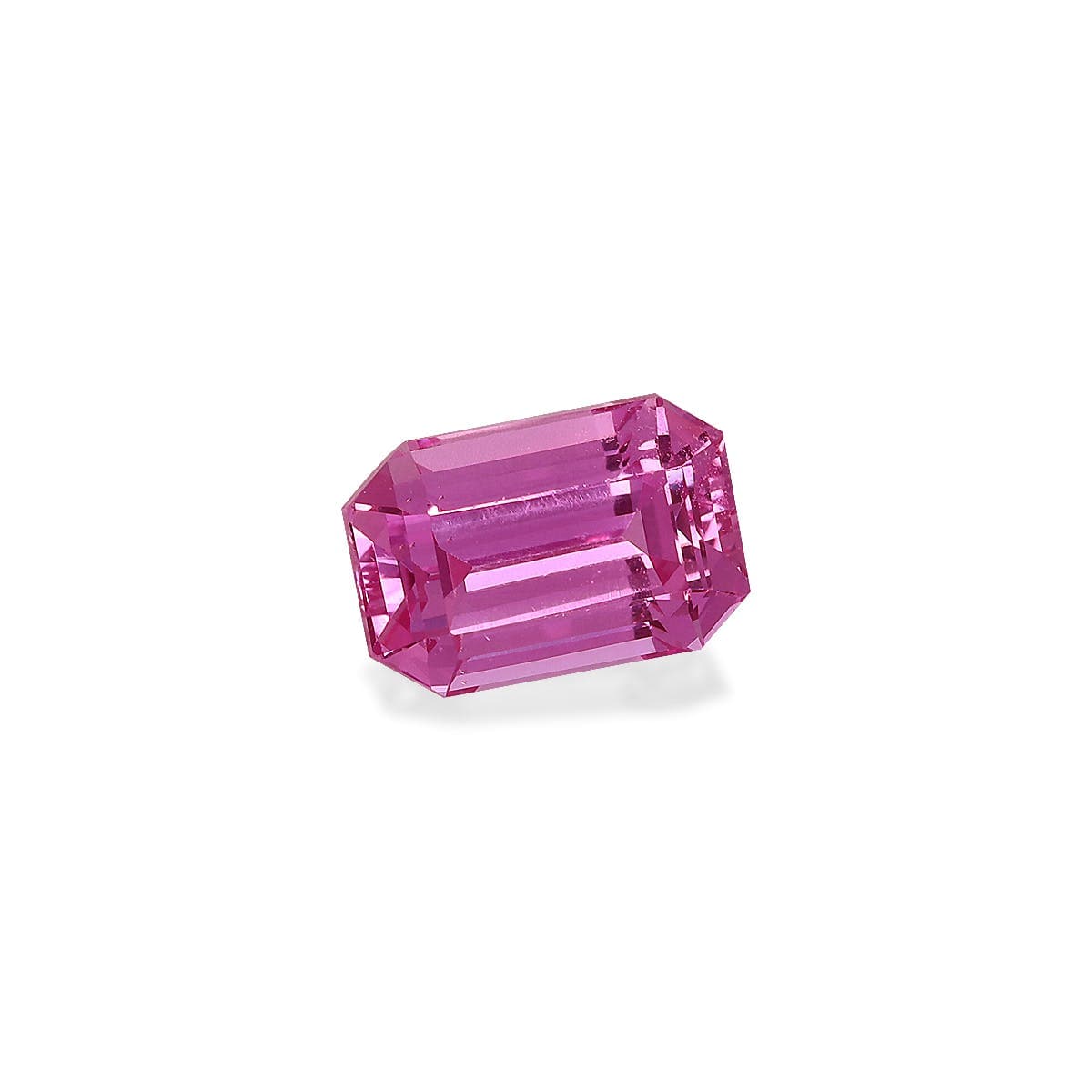 Saphir Rose Rectangle de 2,14ct