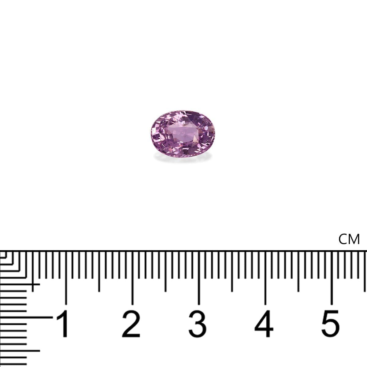 Zaffiro Viola Ovale da 3,55ct