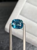 Safira Teal Cushion de 2,03ct