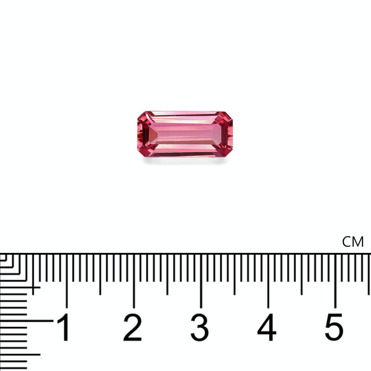 Pinke Turmalin Rechteck 3,95 ct