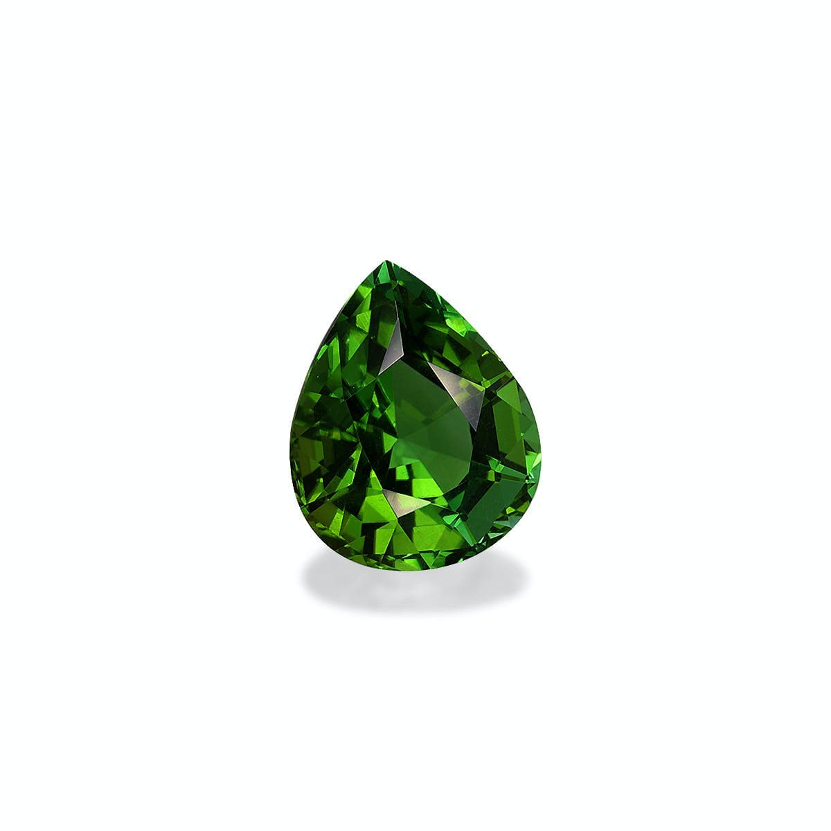 Green Tourmaline Pear of 6.60ct