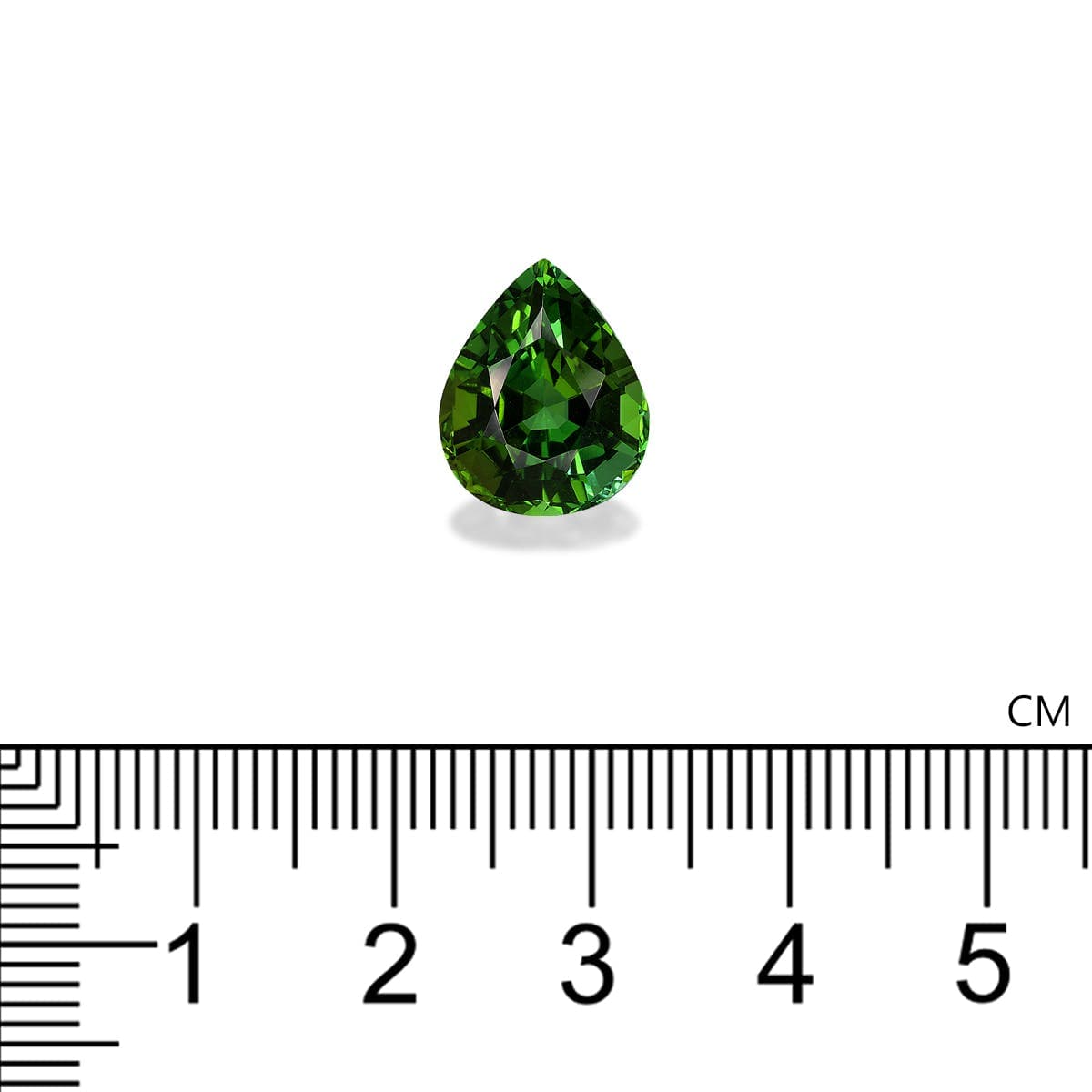 Green Tourmaline Pear of 6.60ct