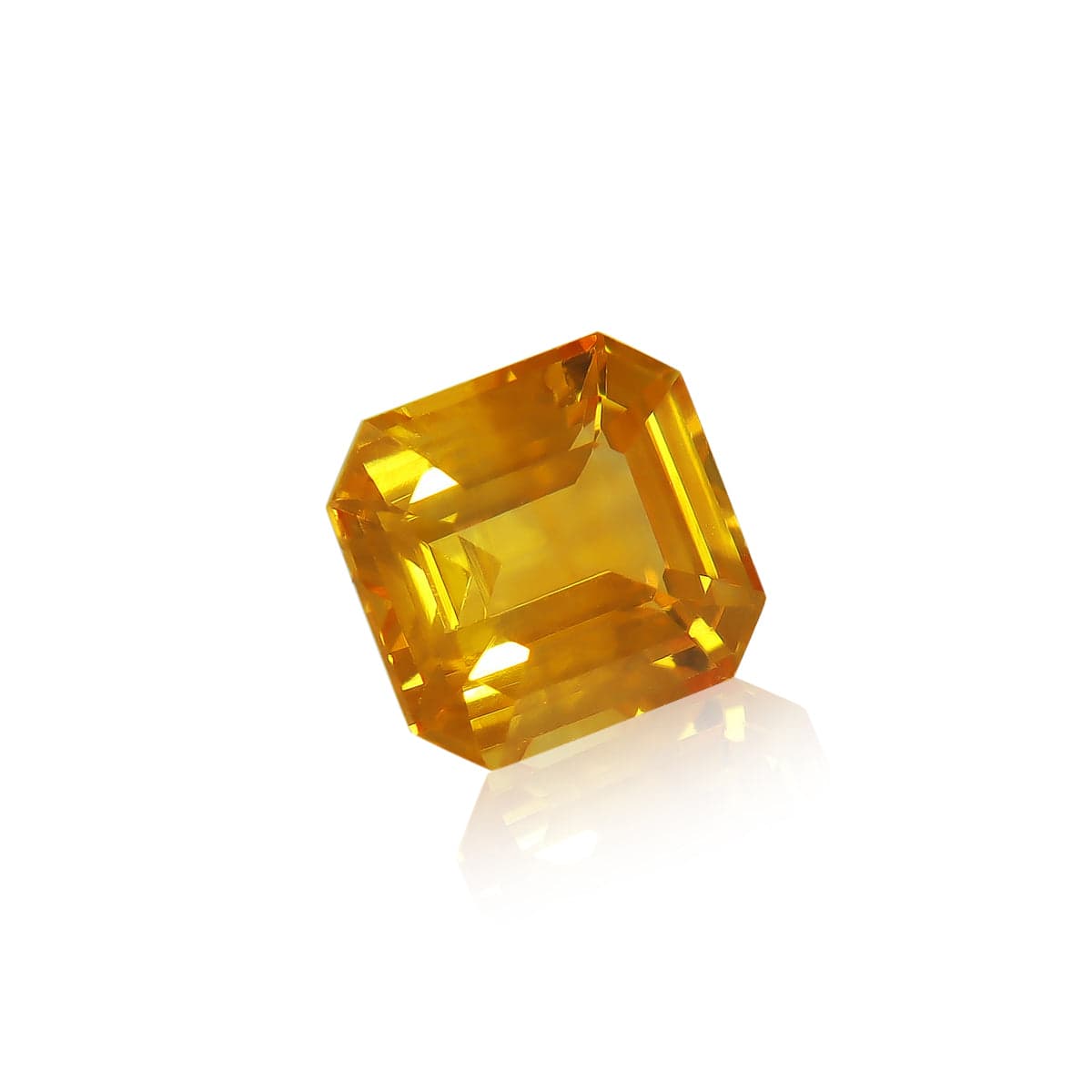 Saphir Jaune Rectangle de 2,04ct