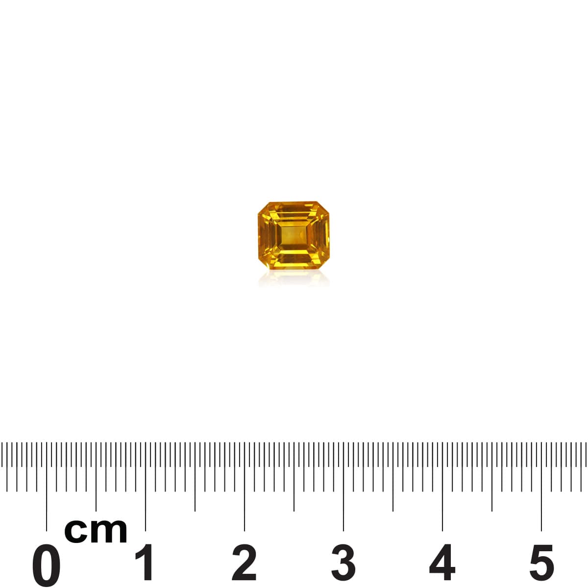 Saphir Jaune Rectangle de 2,04ct