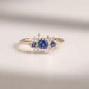 Mini Bloom Saphir Bleu