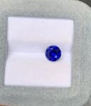 Saphir Bleu Rond de 2,52ct — Sri Lanka, Chauffé