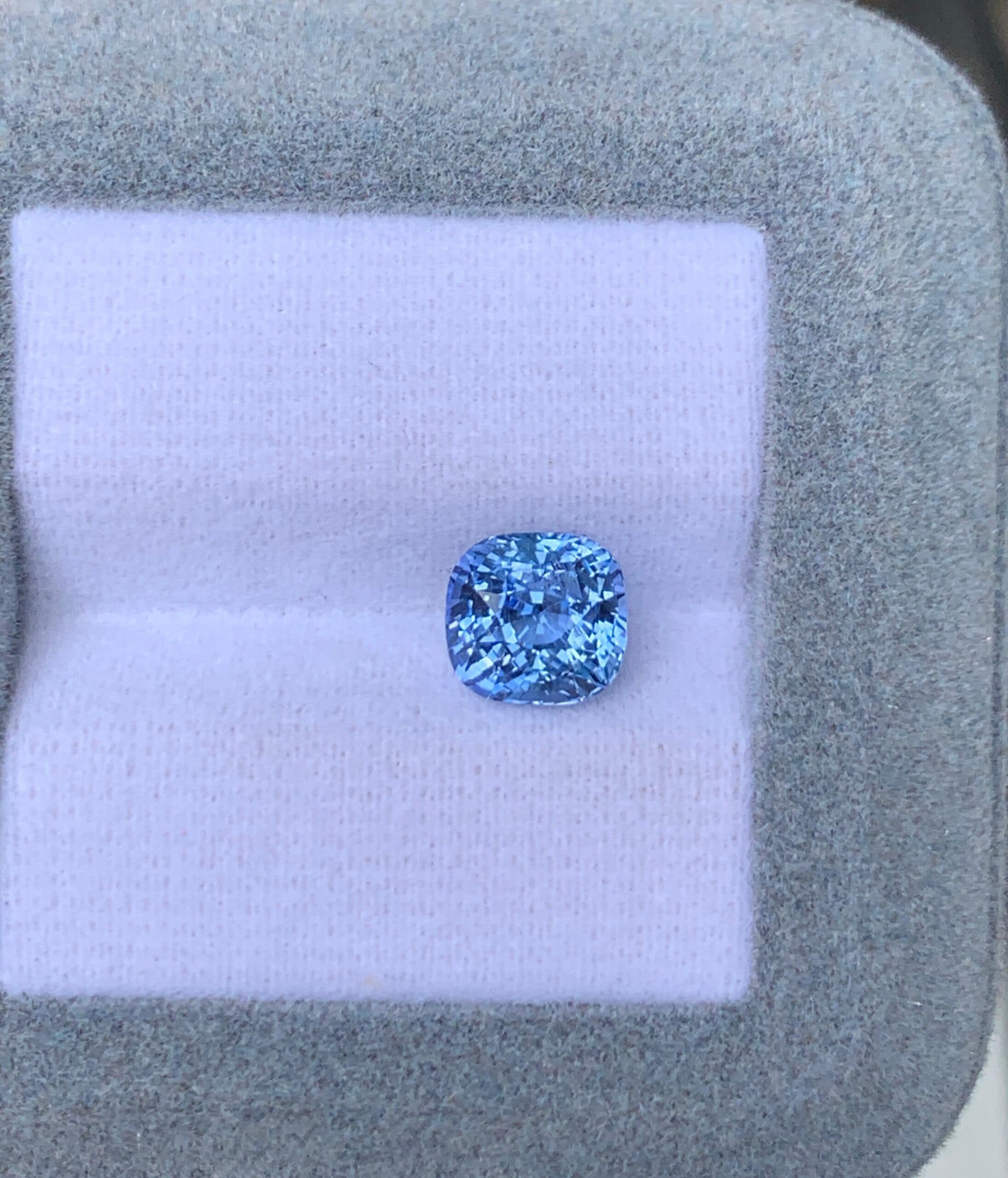 Safira Azul Almofada de 2,71ct