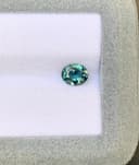 Teal-Saphir Oval 1,21 ct