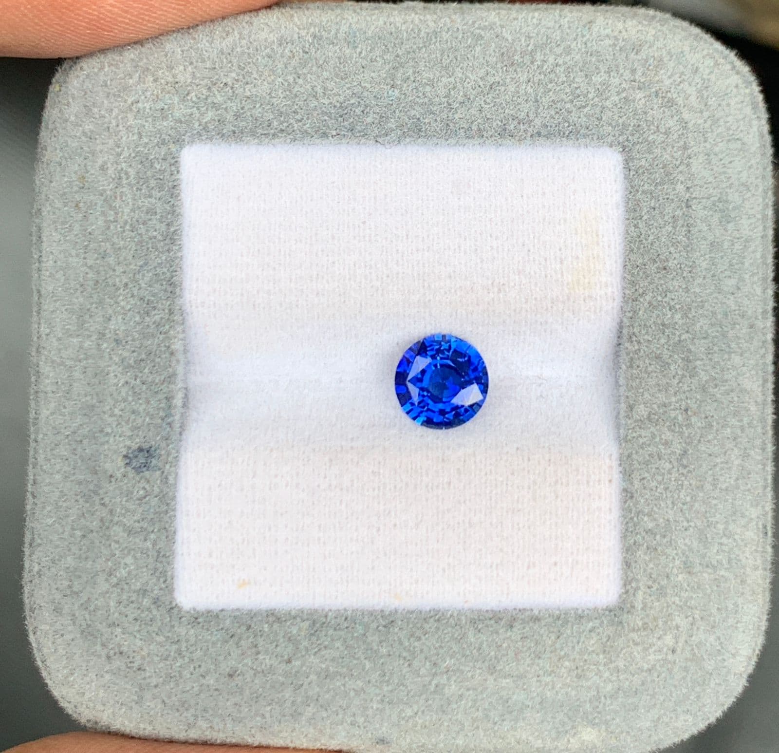 Zaffiro Blu Tondo da 1,20ct — Sri Lanka