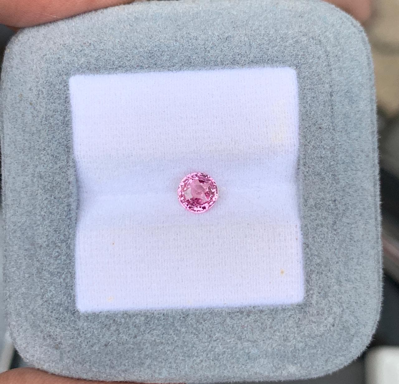 Round Pink Sapphire 1.06ct — Madagascar