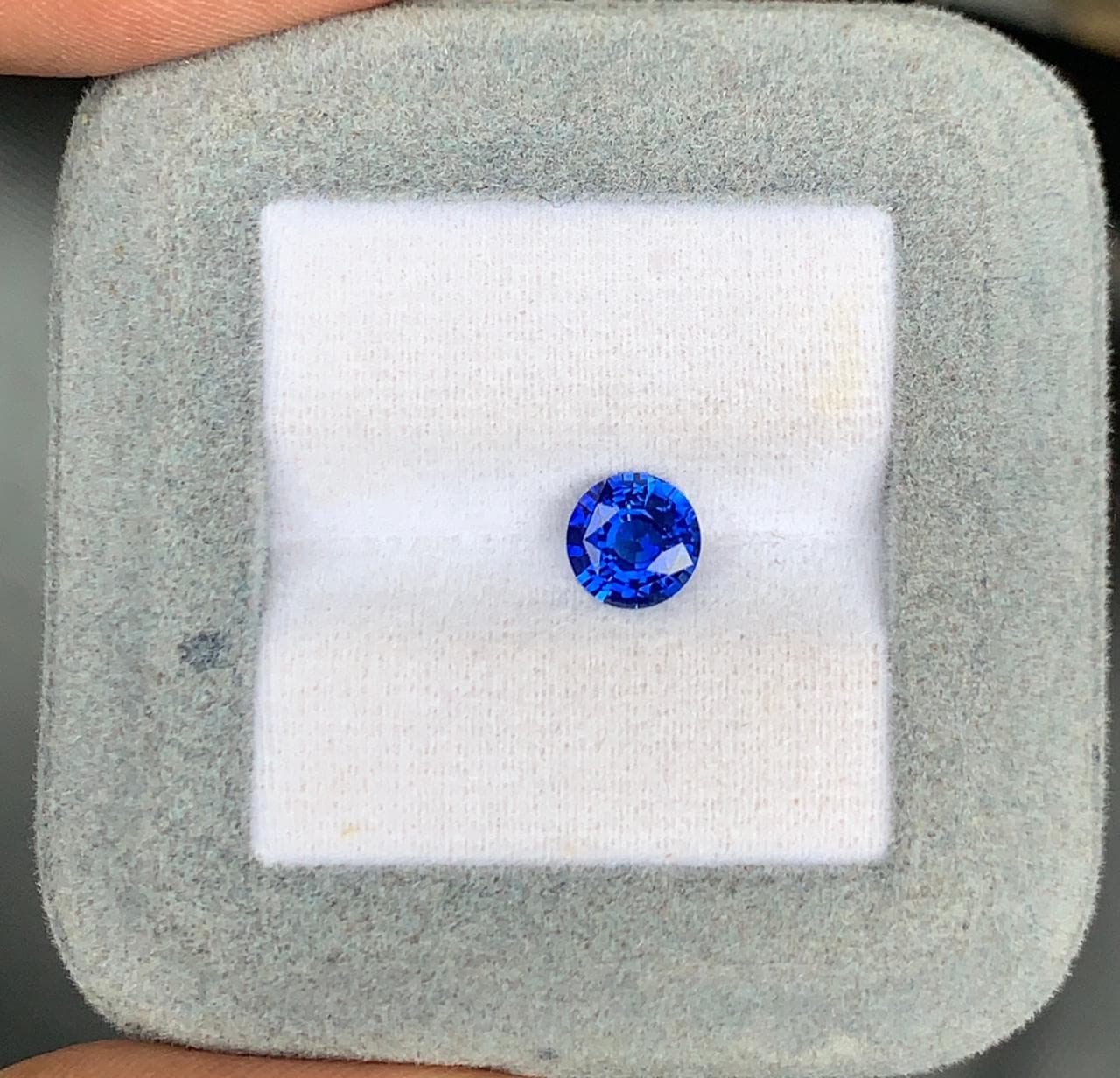 Zaffiro Blu Tondo da 1,20ct — Sri Lanka