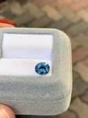 Saphir Teal Ovale de 2,04ct — Madagascar, Non Chauffé (2)