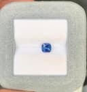 Saphir Bleu Coussin de 1,03ct — Madagascar, Chauffé
