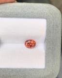 Saphir Orange Ovale de 1,60ct — Tanzania