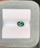 Teal-Saphir Oval 1,52 ct — Madagaskar