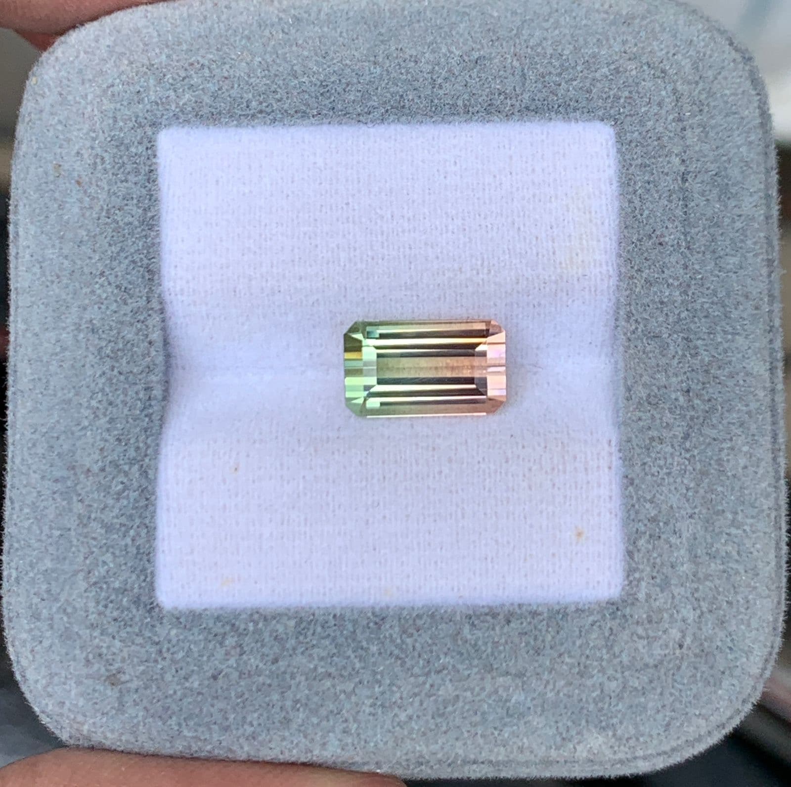 Tourmaline Bicolore Rectangle de 3,17ct — Other