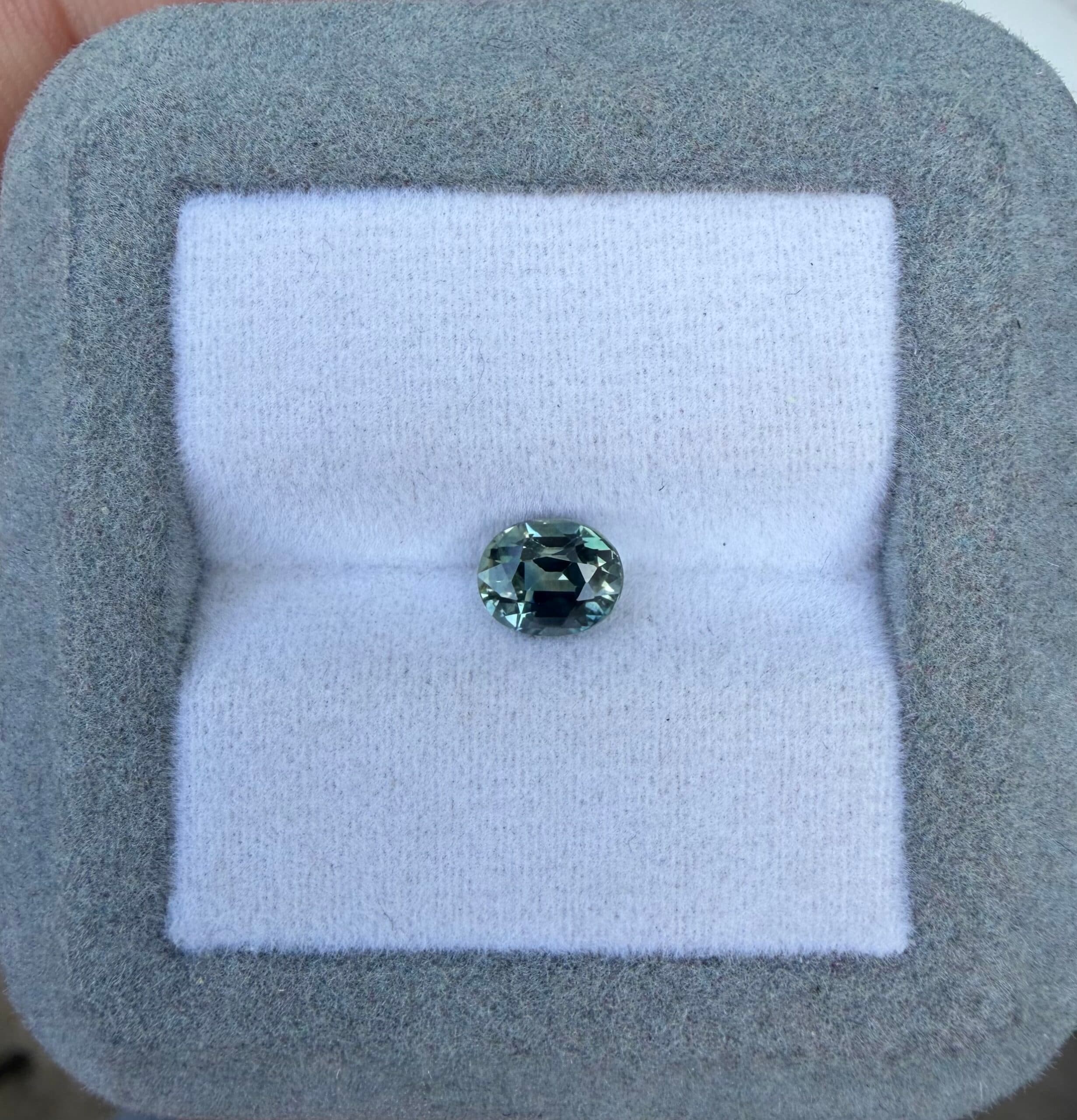 Teal Sapphire Oval 1.15ct — Madagascar