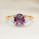 Anello con Spalle Tormalina Ovale da 1,59ct